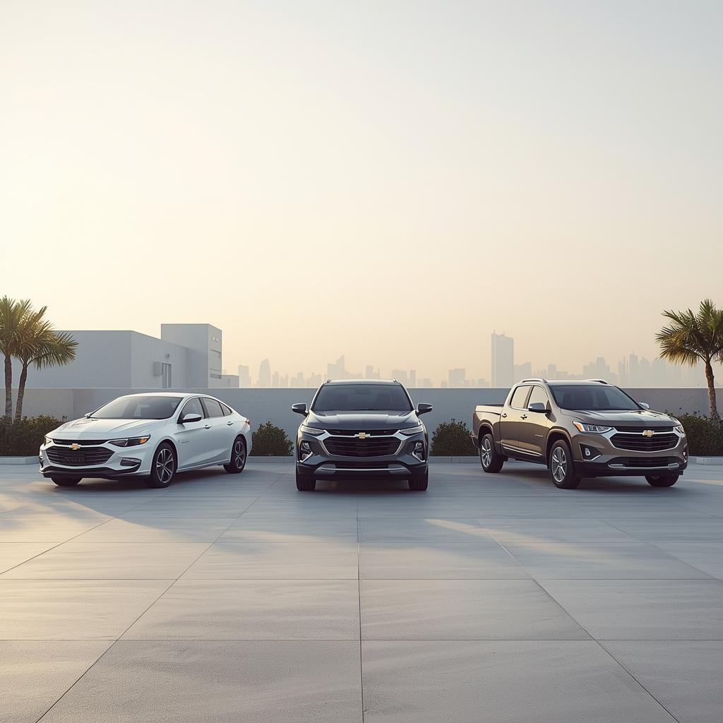 Vehicles available for demonstration and quick comparison